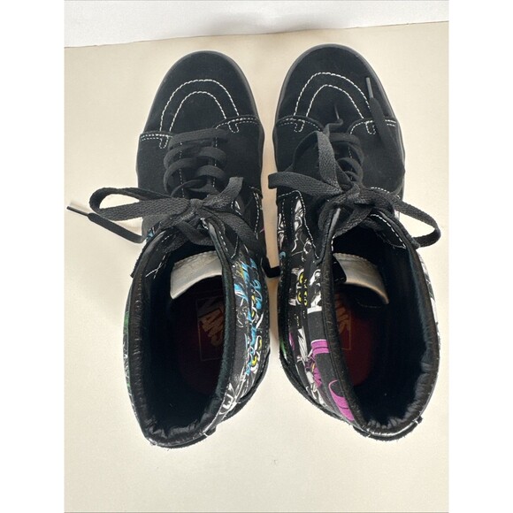 Vans x Disney Sk8-Hi Disney 100 Villains Black Sneaker Men's Size 10 - Picture 6 of 12